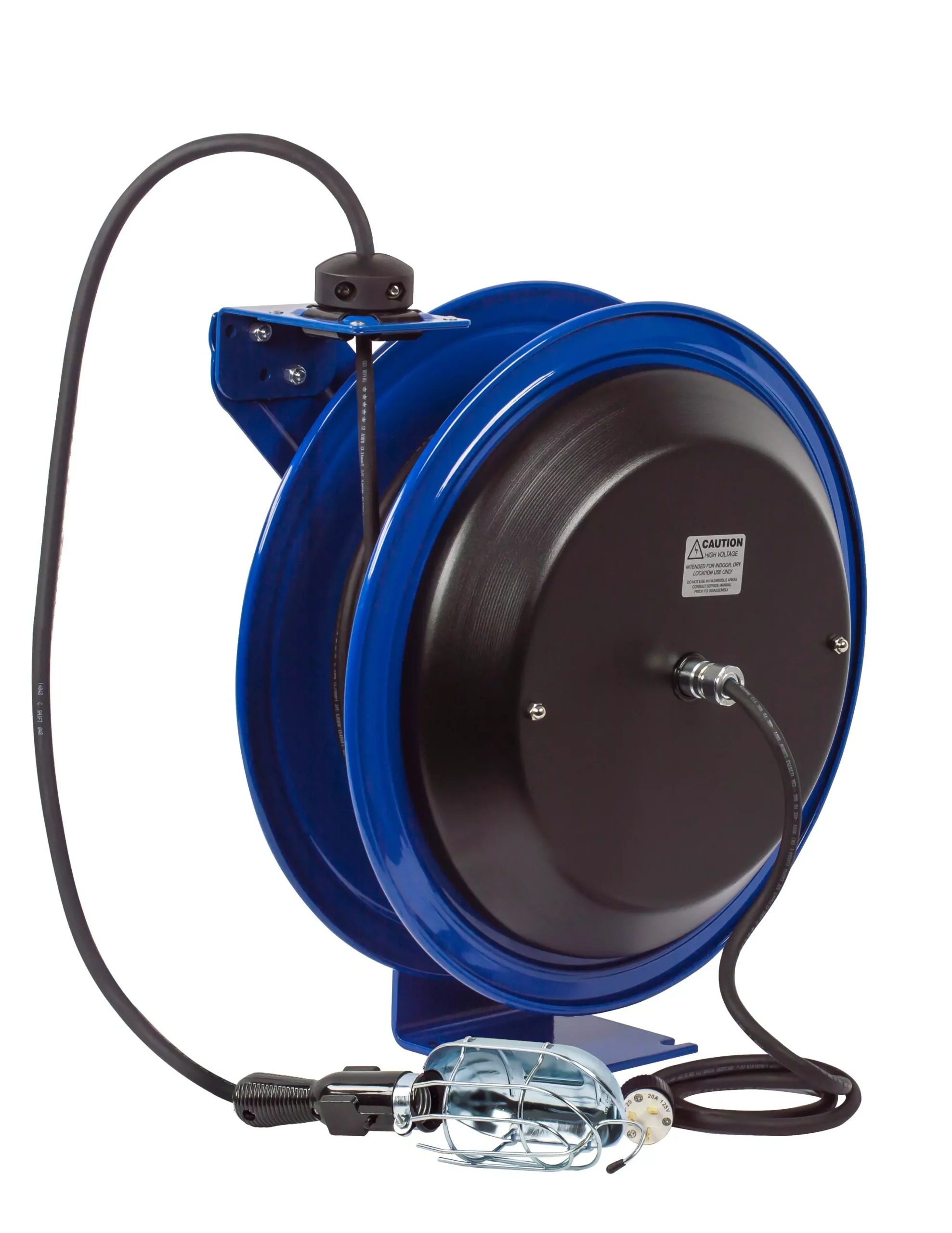 Coxreels PC19-7516-E Spring Driven Cord Reel incandescent Cage Light 16GAx75ft