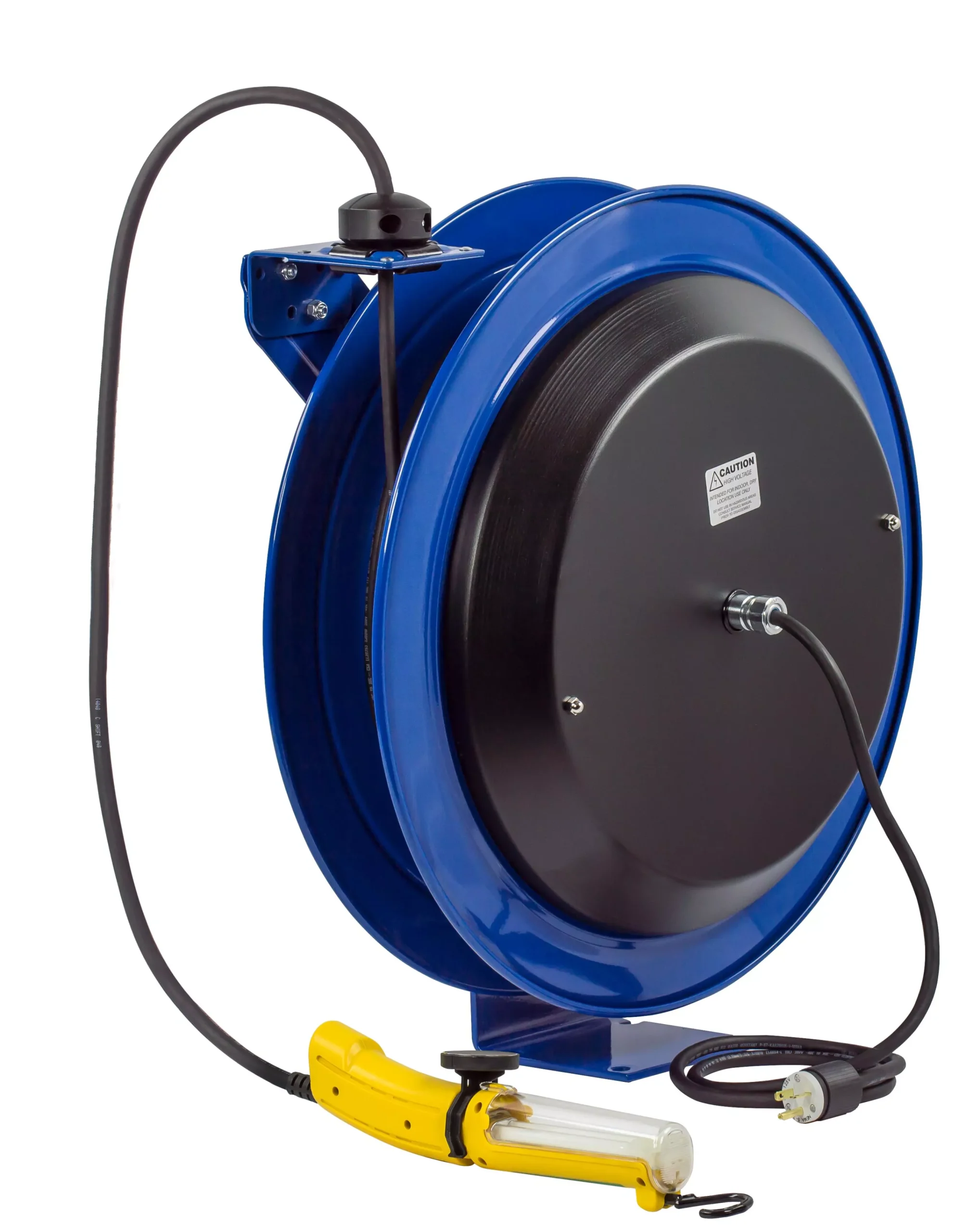 Coxreels PC24-0016-D Spring Driven Cord Reel Fluorescent Angle Light 16GAx100ft