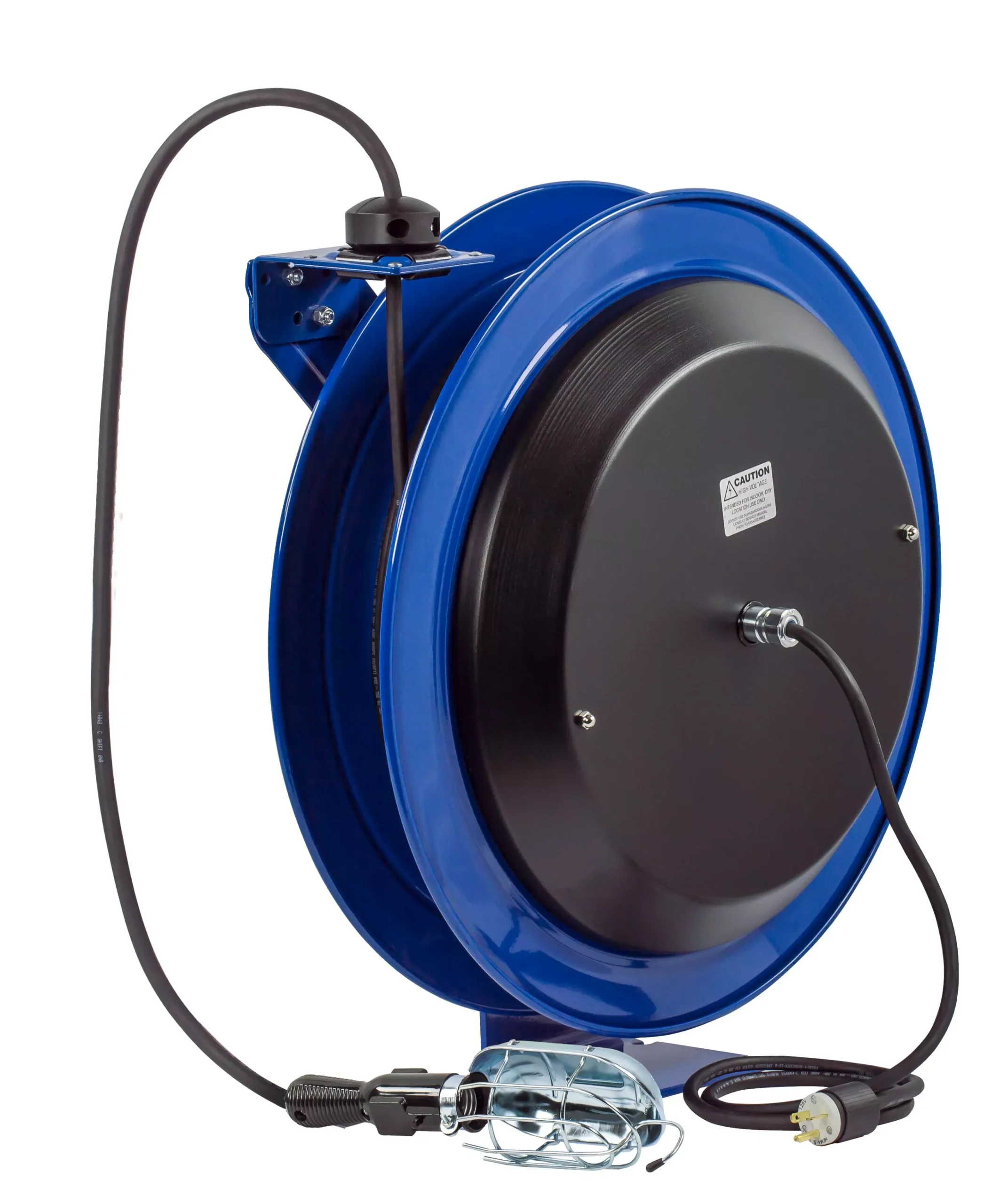 Coxreels PC24-0016-E Spring Driven Cord Reel incandescent Cage Light 16GAx100ft
