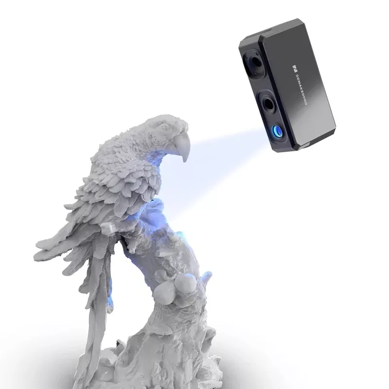 [Discontinued] 3DMakerpro Seal Lite 3D Scanner for 3d Printing and Modeling, 0.02mm Accuracy 10 Fps Scan Speed, Anti-Shake Lenses