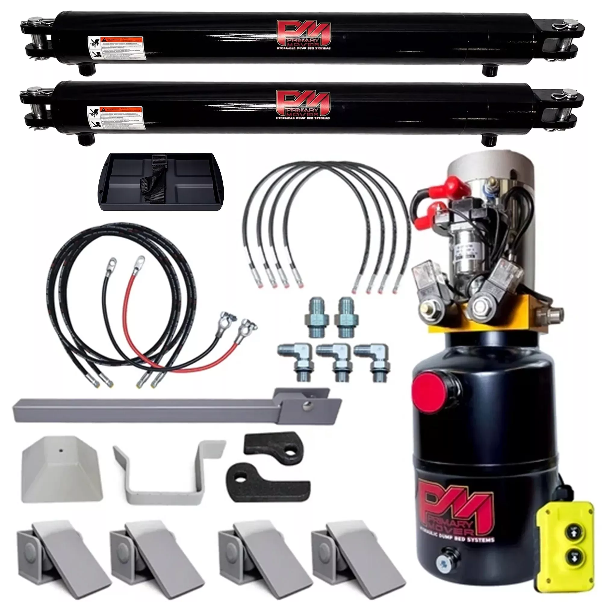 Dual 3.5" x 30" Cylinders Direct Push Lift Kit | PFK-3530-DP2