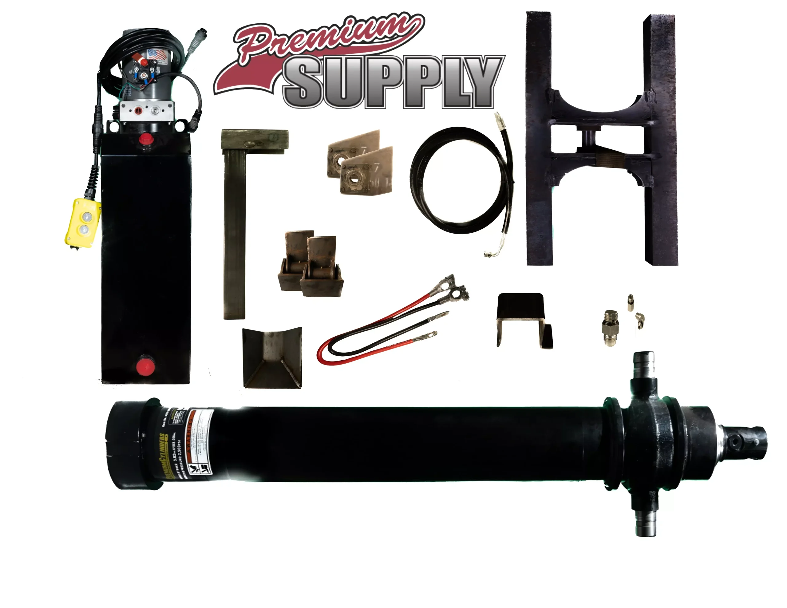 Dump Trailer Telescopic - 7 Ton 78" Stroke Kit | PCTL07807XHS-S122-S16