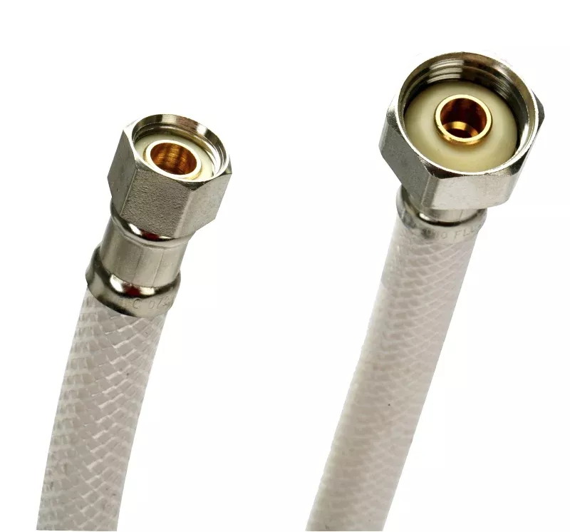 Fluidmaster B1FV16 Water Supply Connector, 3/8 x 1/2 in, Vinyl