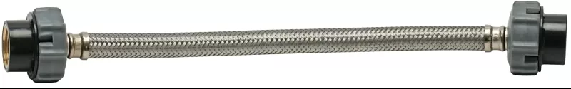 Fluidmaster Click Seal Series B1F20CS Water Supply Connector, 3/8 x 1/2 in, Compression x FIP, Polymer/Stainless Steel