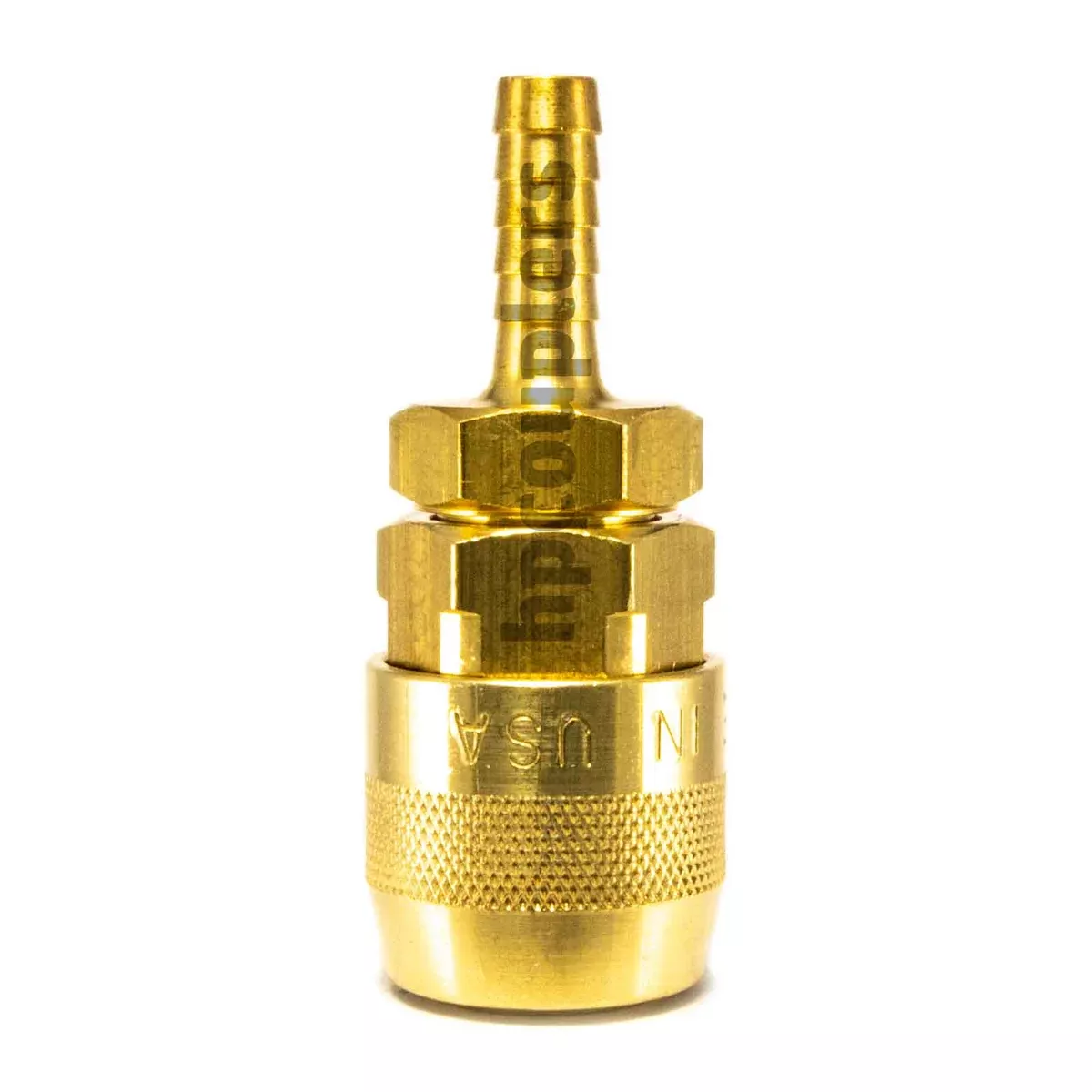Foster 3603GB, 3 Series, Industrial Coupler, Automatic, 1/4" Hose Barb, Brass