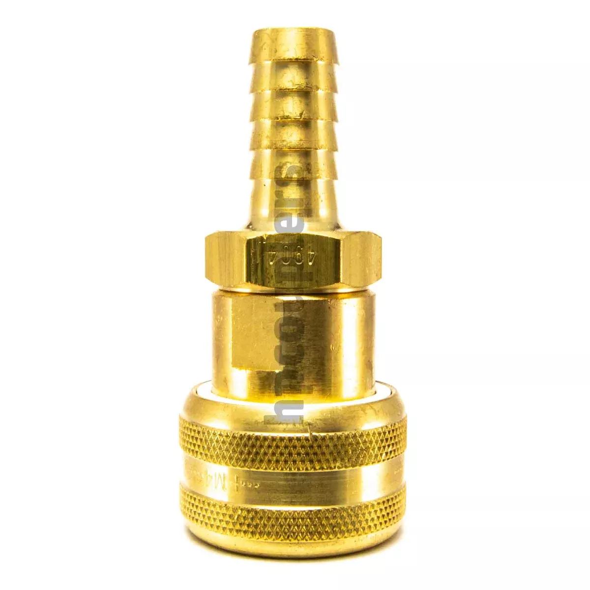 Foster FM4904, 4 Series, Industrial Coupler, Automatic, 1/2" Hose Barb, Brass