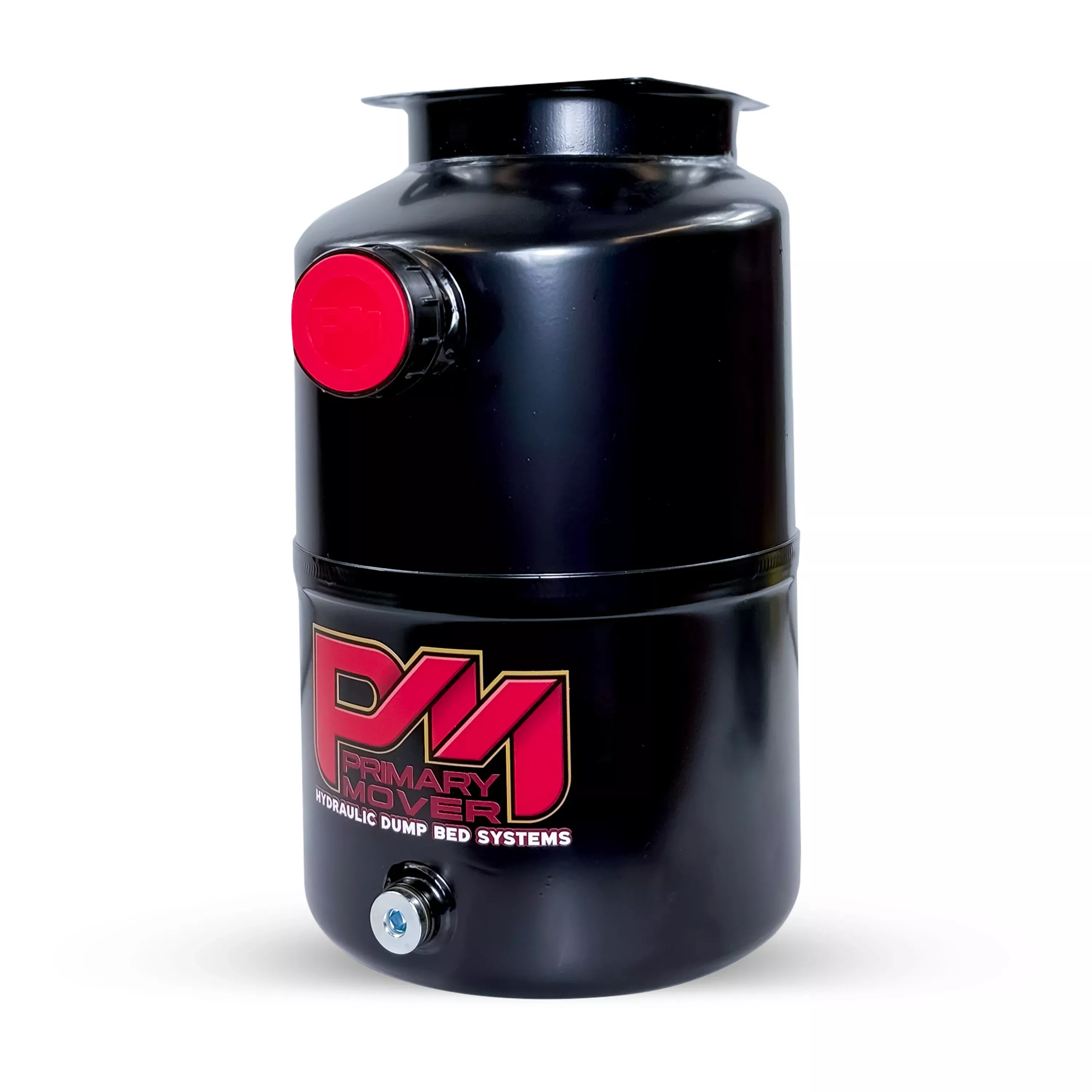 Hydraulic Power Unit Replacement Reservoir 6 Quart Steel Round