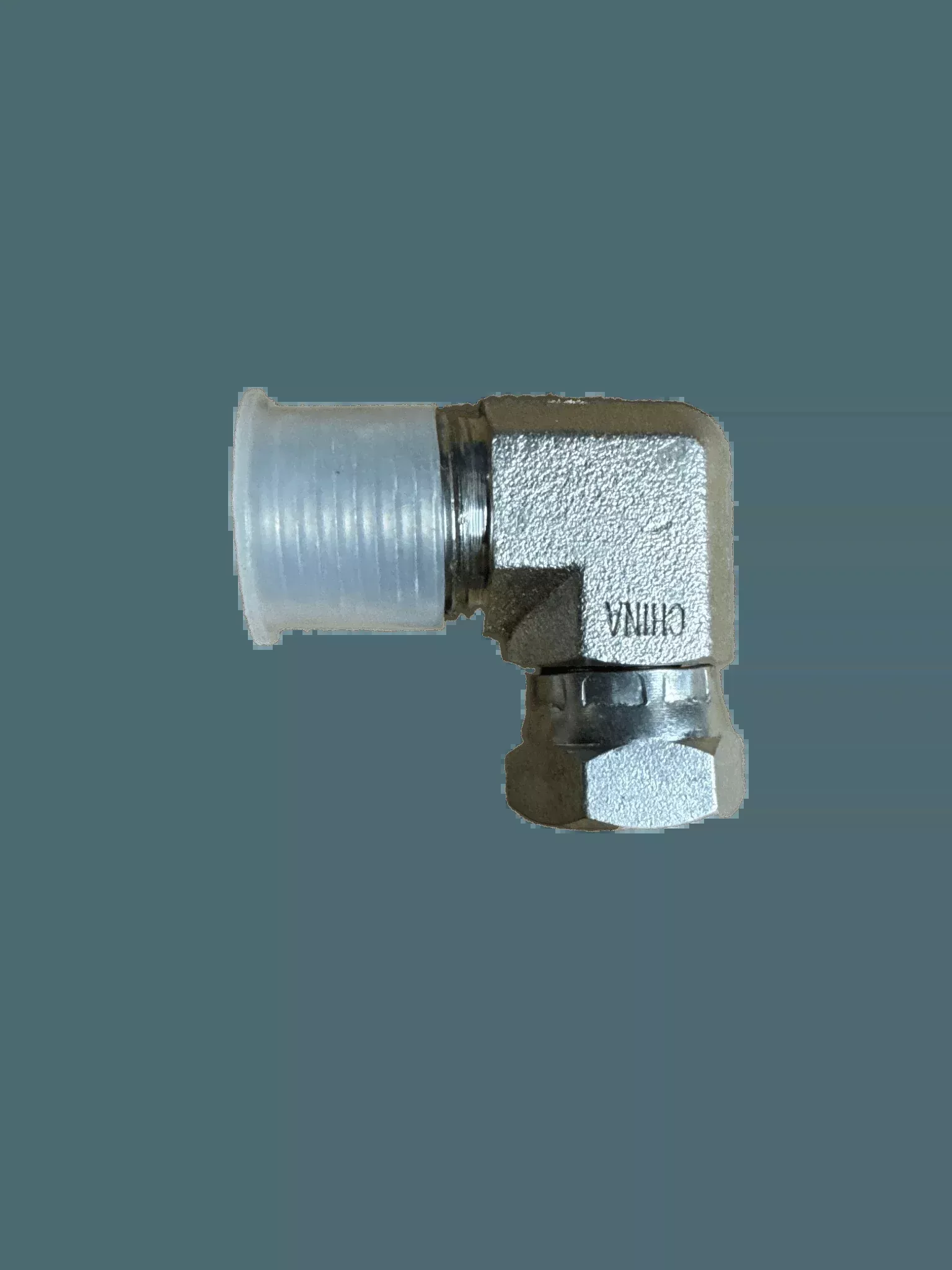 Hydraulics Fitting - Pipe Thread - Swivel - Male 1/2 in x Female 3/8 in - 90 Degrees