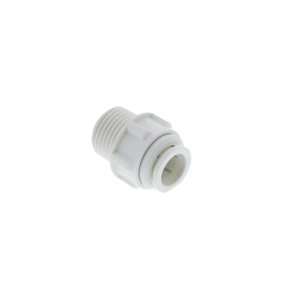 John Guest Male Connector NPTF Polypro- 1/2 x 1/2 NPTF