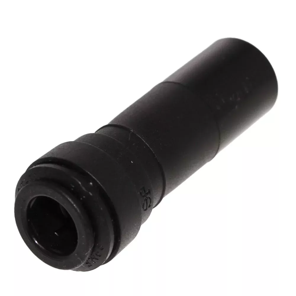 John Guest Reducer Stem Black Polypropylene - 5/8 Stem x 3/8