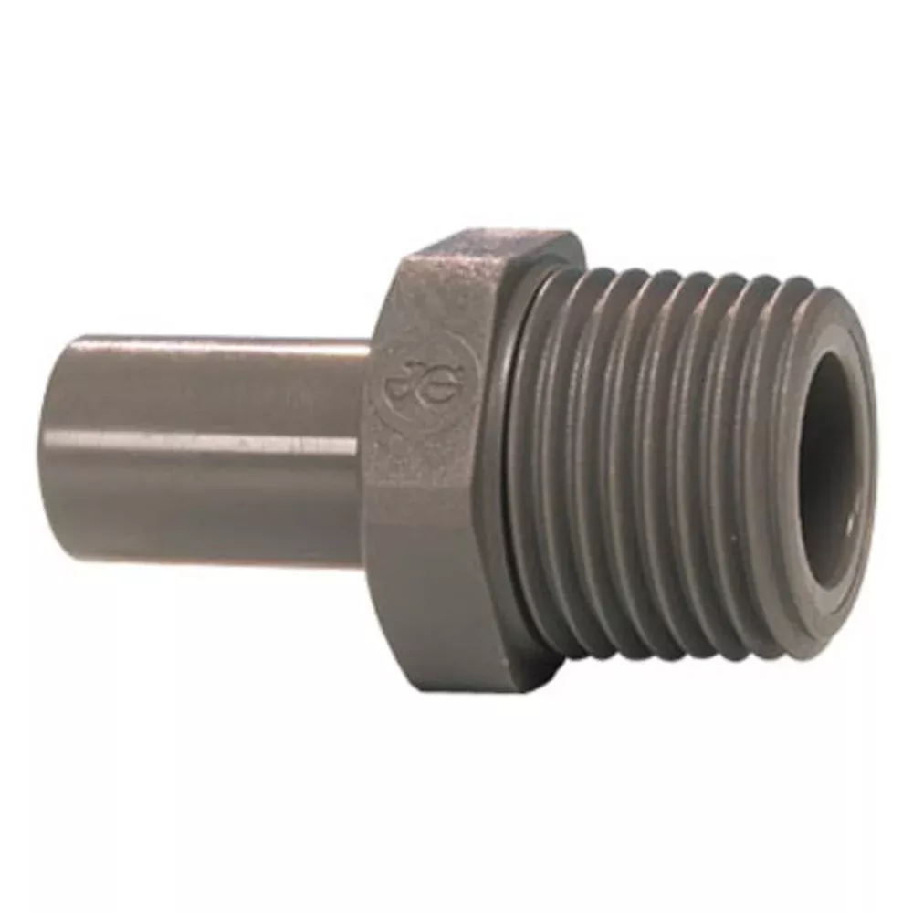 John Guest Stem Adapter NPTF - 1/2 x 3/8NPTF