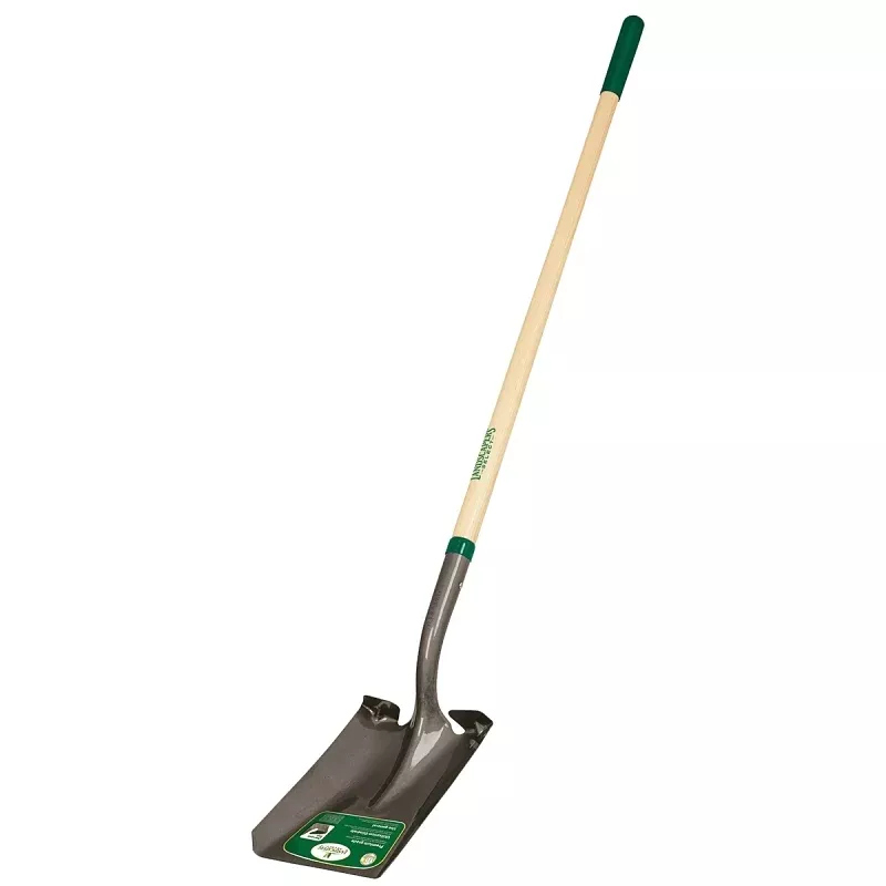 Landscapers Select 34603 Shovel, Steel Blade, Wood Handle, 48 in L Handle