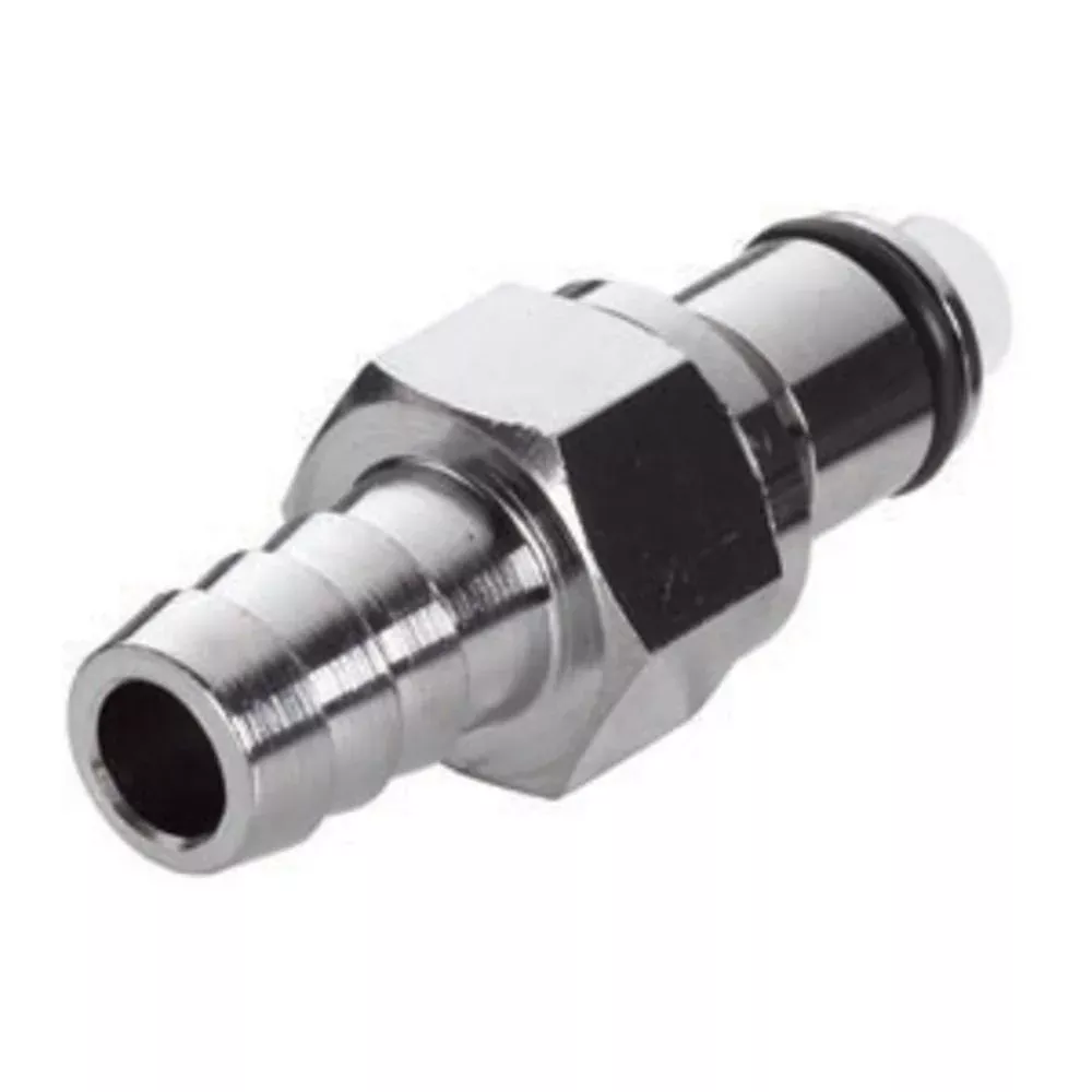LCD22004 Valved In-Line Hose Barb Coupling Insert 1/4 ID Barb