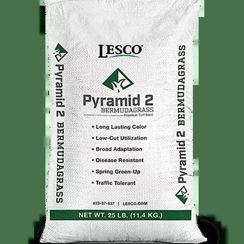 LESCO Pyramid 2 Bermuda Grass Seed (Coated) 25 lb.