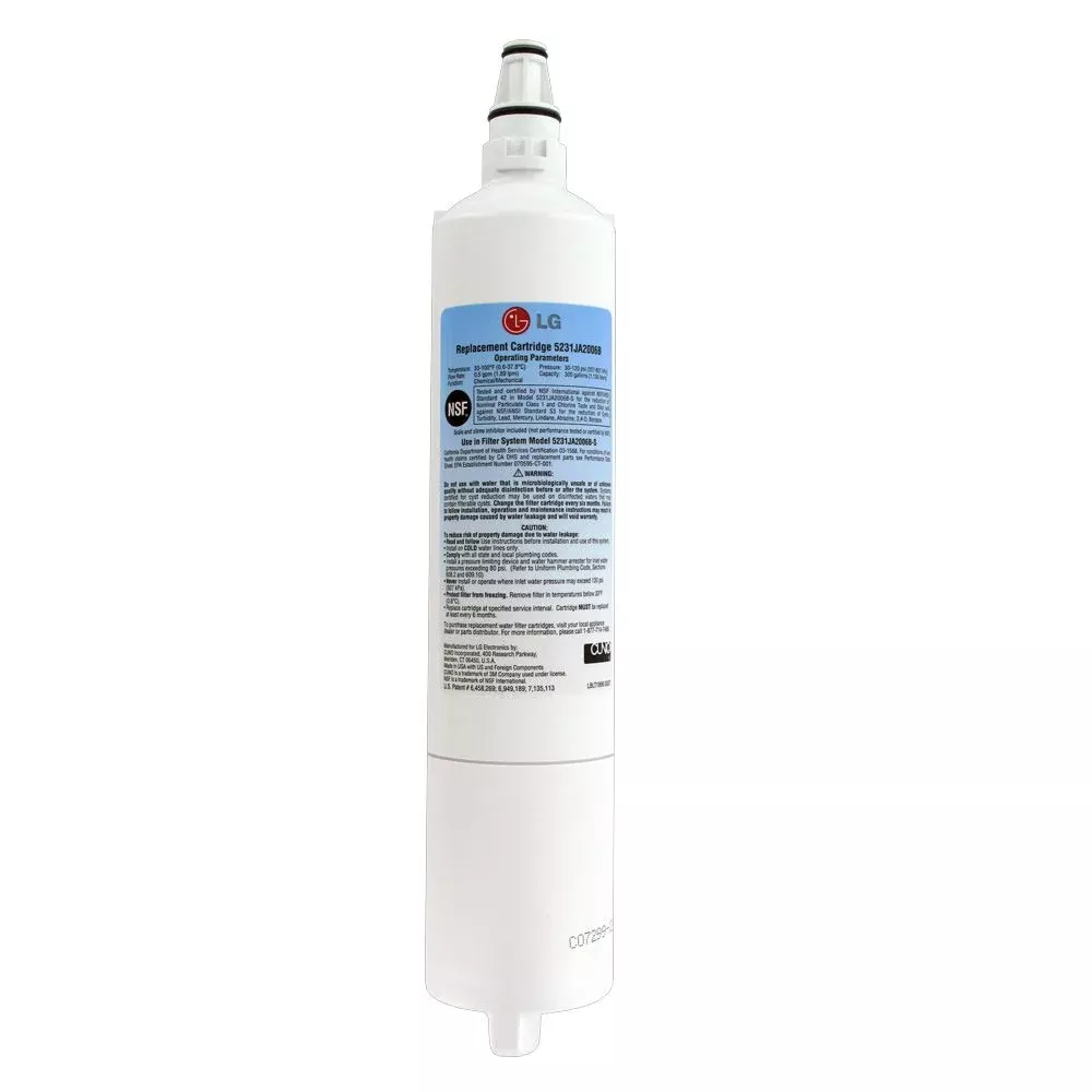 LG 5231JA2006B LT600P Refrigerator Filter CTO/Cysts/Lead