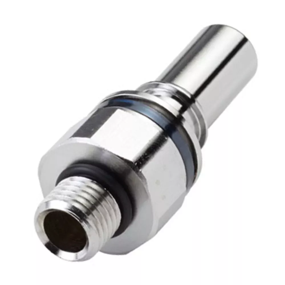 LQ4D46004BLU Valved Straight Thread Liquid Cooling Coupling Insert 1/4 SAE-04 Cool Blue