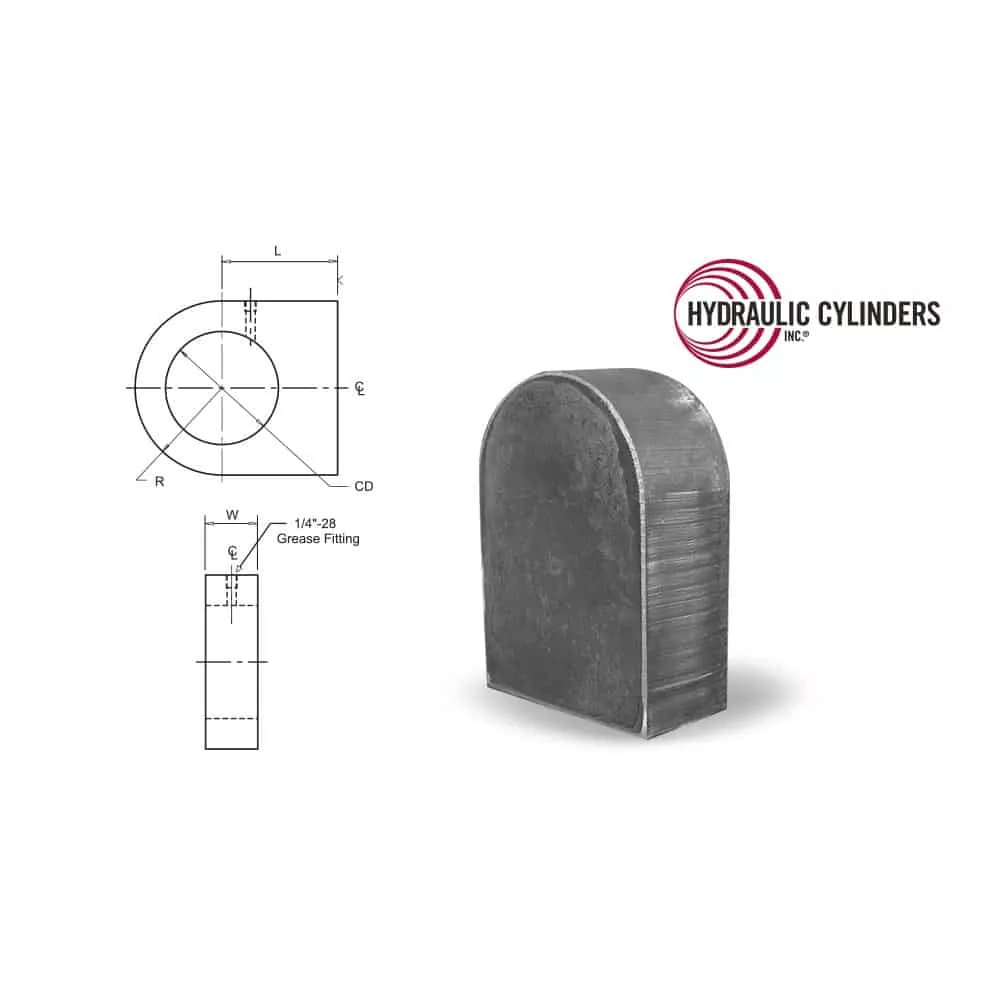Lug Mount (Burning), 2.12″ L x 2.00″ W x 1.75″ R