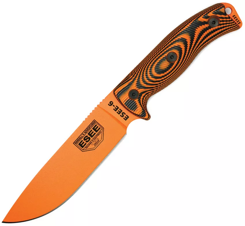 Model 6 Fixed Blade Orange