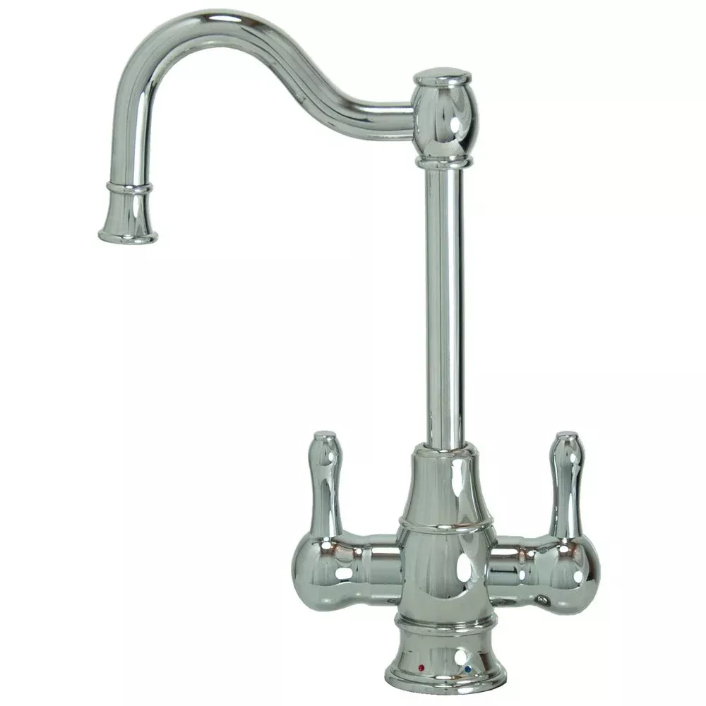 Mountain Plumbing MT1871-NL Traditional Hot & Cold Water Dispenser w/ Extended, Curved Spout