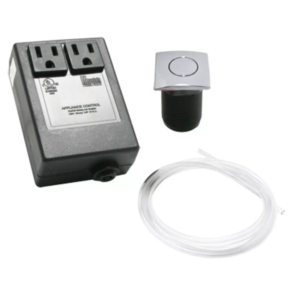 Mountain Plumbing MT952 Square Classic Touch Waste Disposer Air Switch