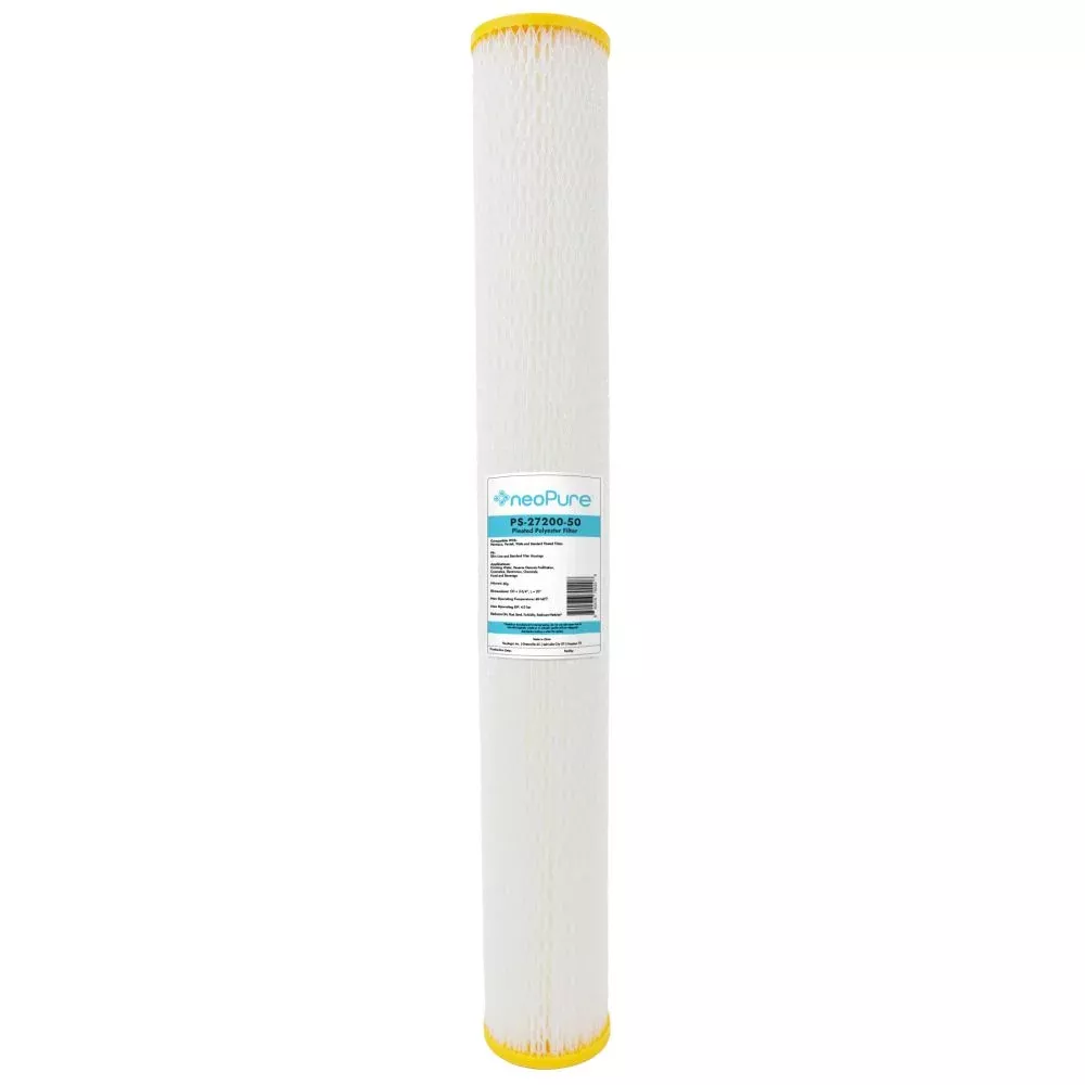 Neo-Pure PS-27200-50 20" High Efficiency Pleated Filter 50 Micron