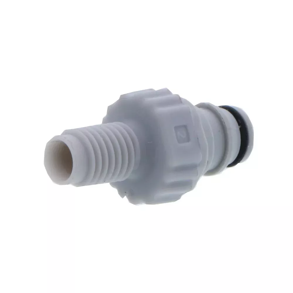 NS1D24042812 Valved In-Line Coupling Insert 1/4-28 Male Thread