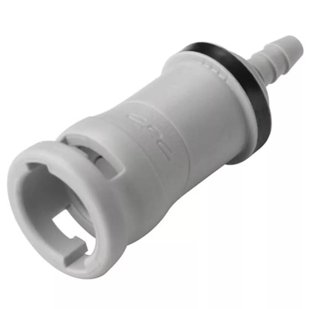 NS2D170212 Valved In-Line Hose Barb Coupling Body 1/8 ID Barb