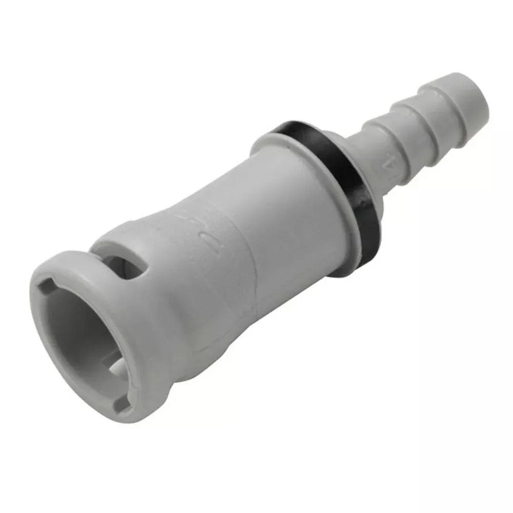 NS2D170412 Valved In-Line Hose Barb Coupling Body 1/4 ID Barb