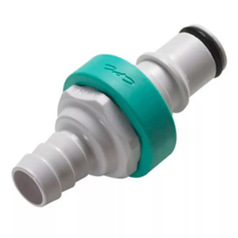 NS4D2200606 ABS Valved In-Line Hose Barb Coupling Insert 3/8 ID Barb