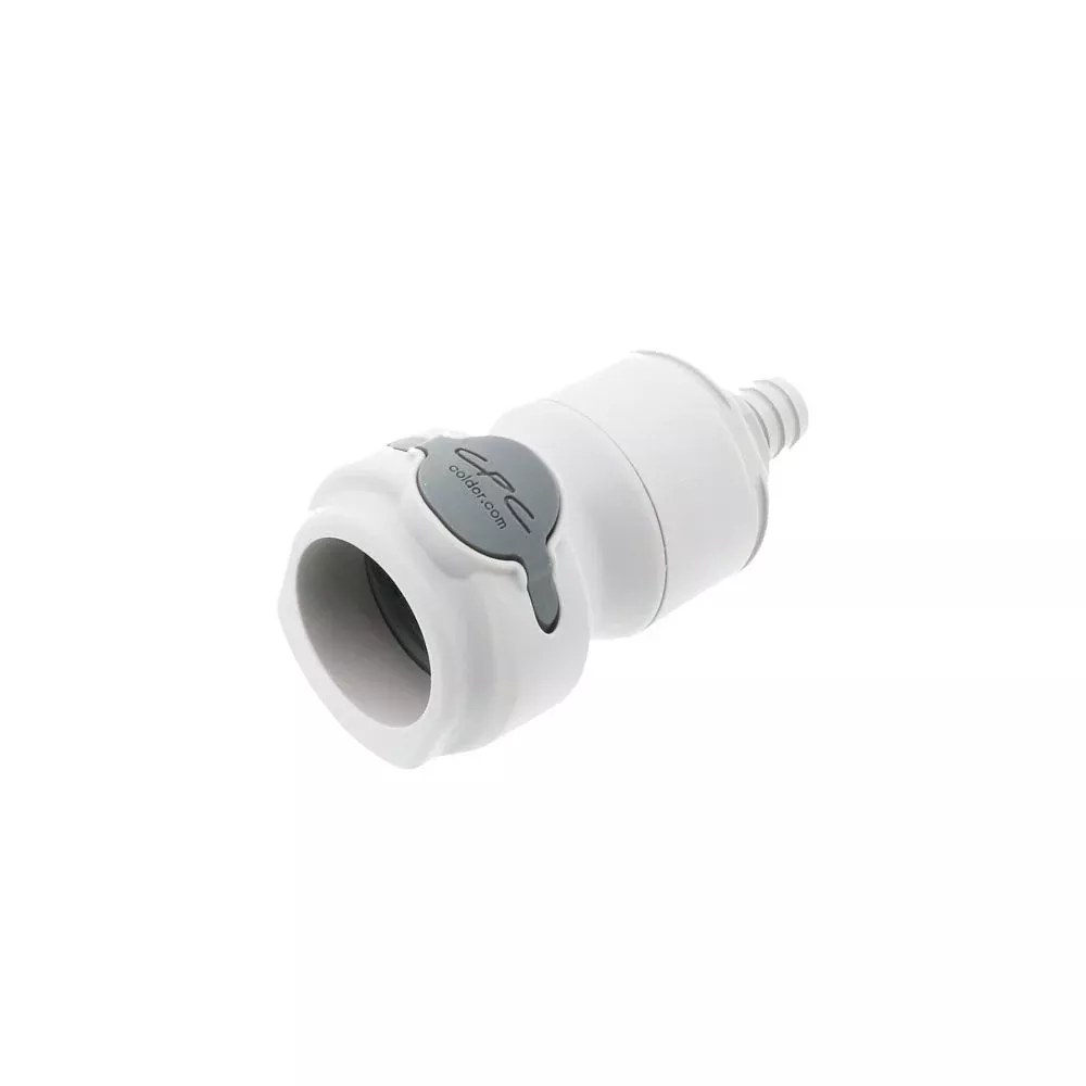 NSHD17008 Valved In-Line Hose Barb Coupling Body 1/2 ID