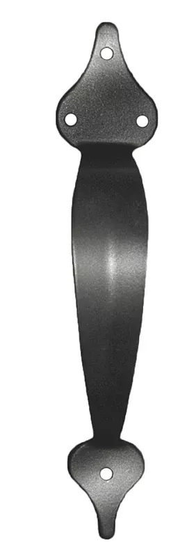 Nuvo Iron GHW10 Gate Pull Handle, Steel, Black, Galvanized /Powder-Coated