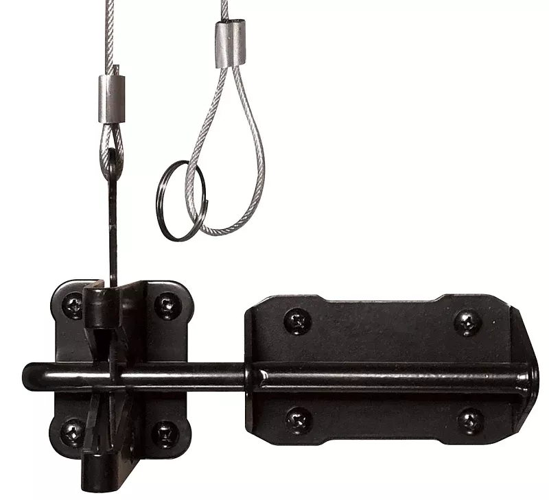 Nuvo Iron GLWHD Gate Latch, Galvanized Steel, Powder-Coated