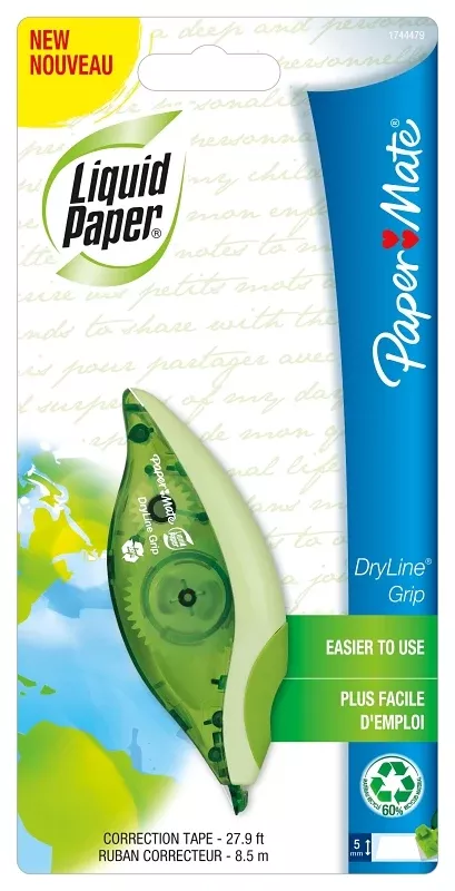 Paper Mate 06604 Correction Tape, 27.8 ft L, 0.2 in W