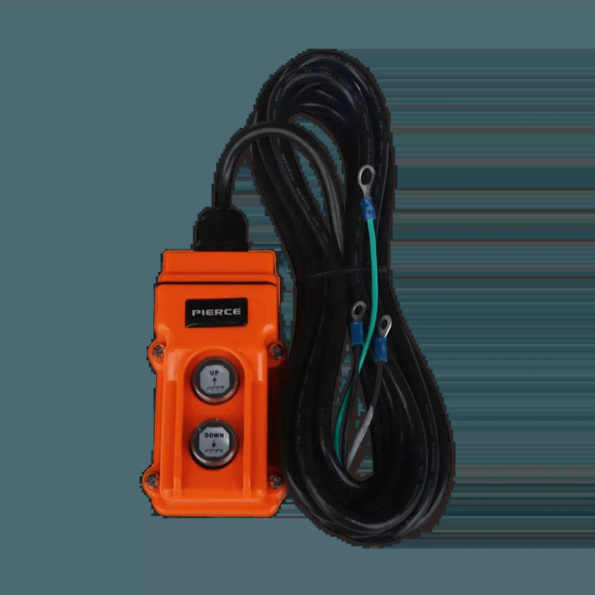 PIERCE 2 Function Momentary Hard-Wired Control Pendant - 20 ft. Cord with Ring Terminals