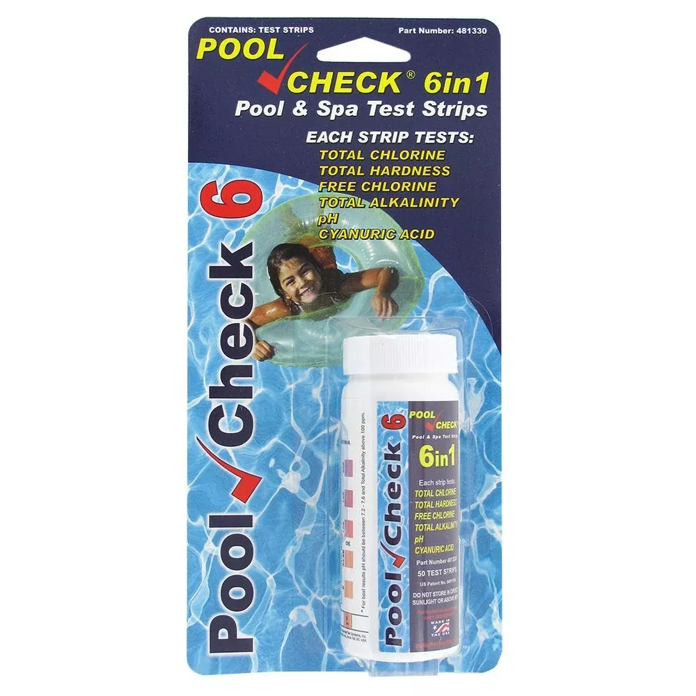 Pool Check 6 in 1 (50/bottle)