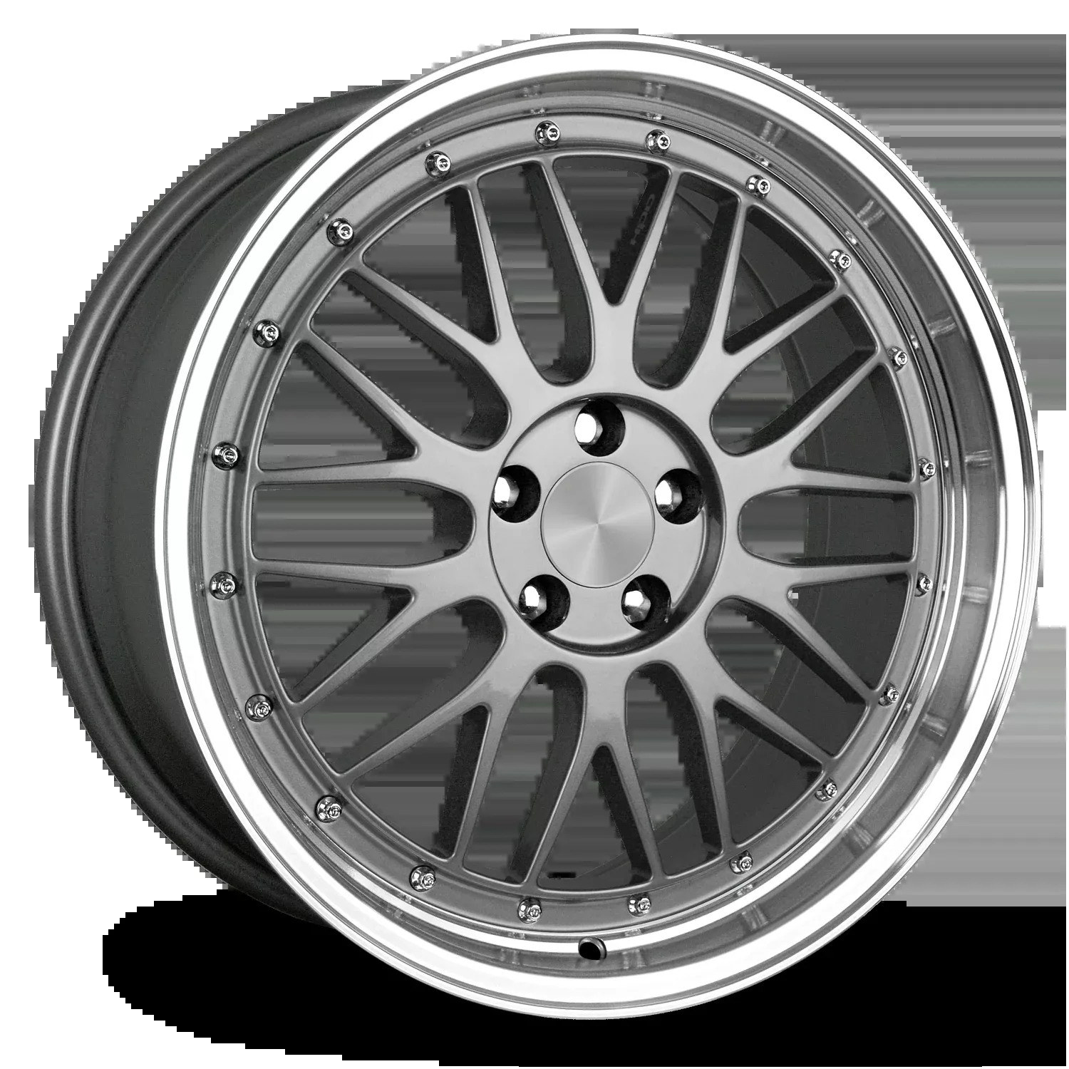 PRO TRAK | Gunmetal Polished Lip | 18x8.0 ( 5x100 )
