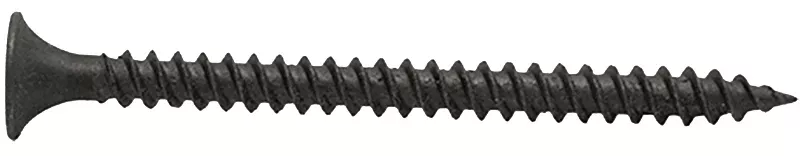 ProFIT 0280138 Screw, #7 Thread, 2 in L, Fine Thread, Bugle Head, Phillips Drive, Sharp Point, Phosphate-Coated, 166 BX