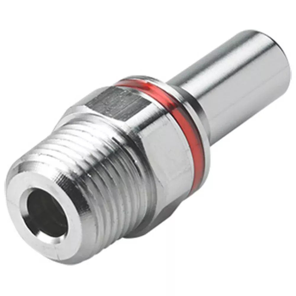 RPLQ4D24006RED Rack and Panel Insert Straight Thread Port 3/8 NPT Warm Red