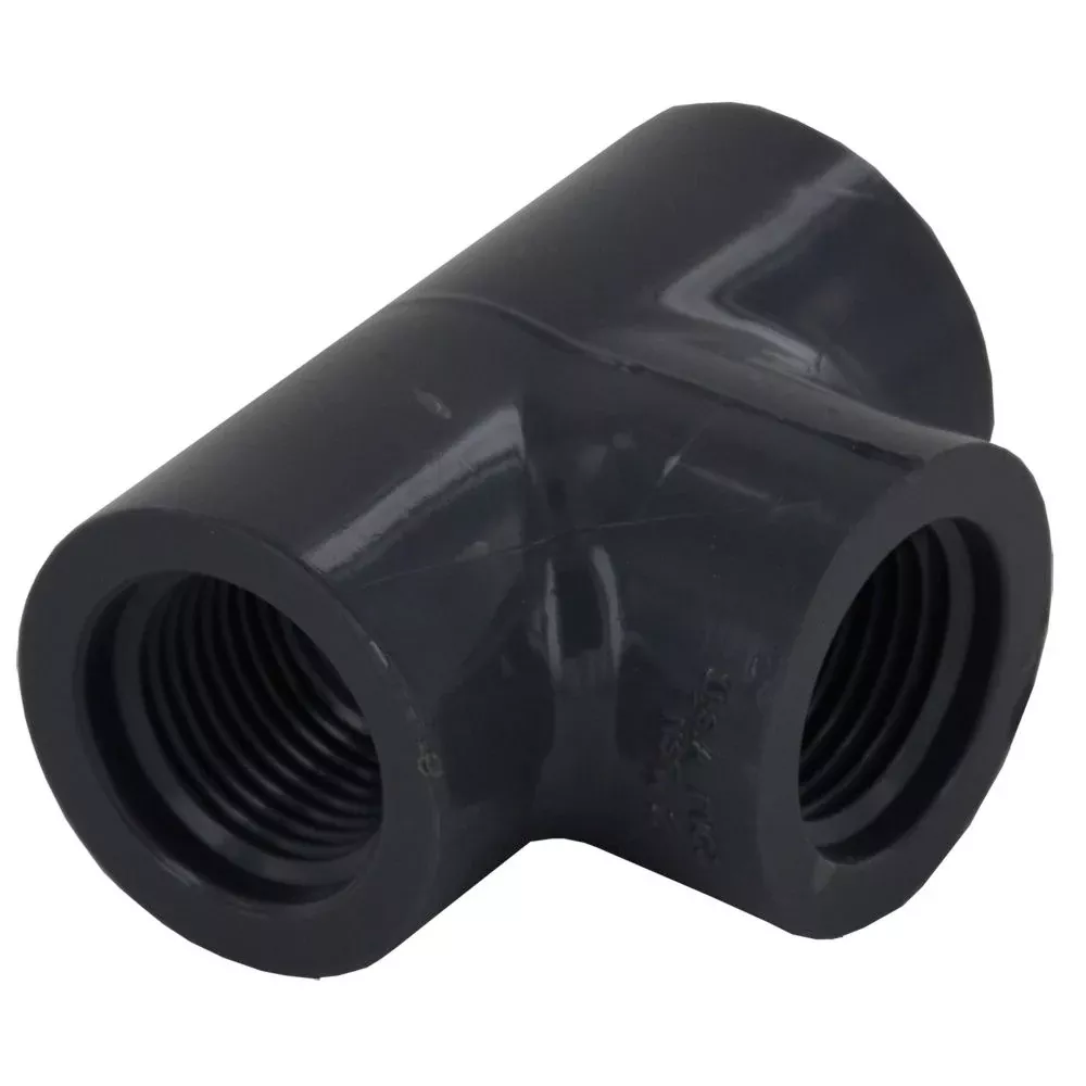 Schedule 80 PVC Tee 1/2" FIP