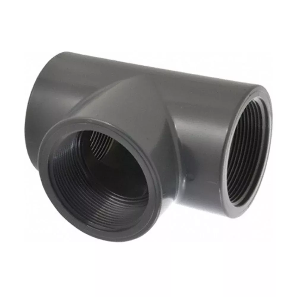 Schedule 80 PVC Tee 3/8" FIP