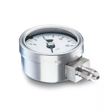 SEC201L-254CD - 2-1/2"30/0/60 Liquid Filled SS Gauge 1/4"Bottom Mount