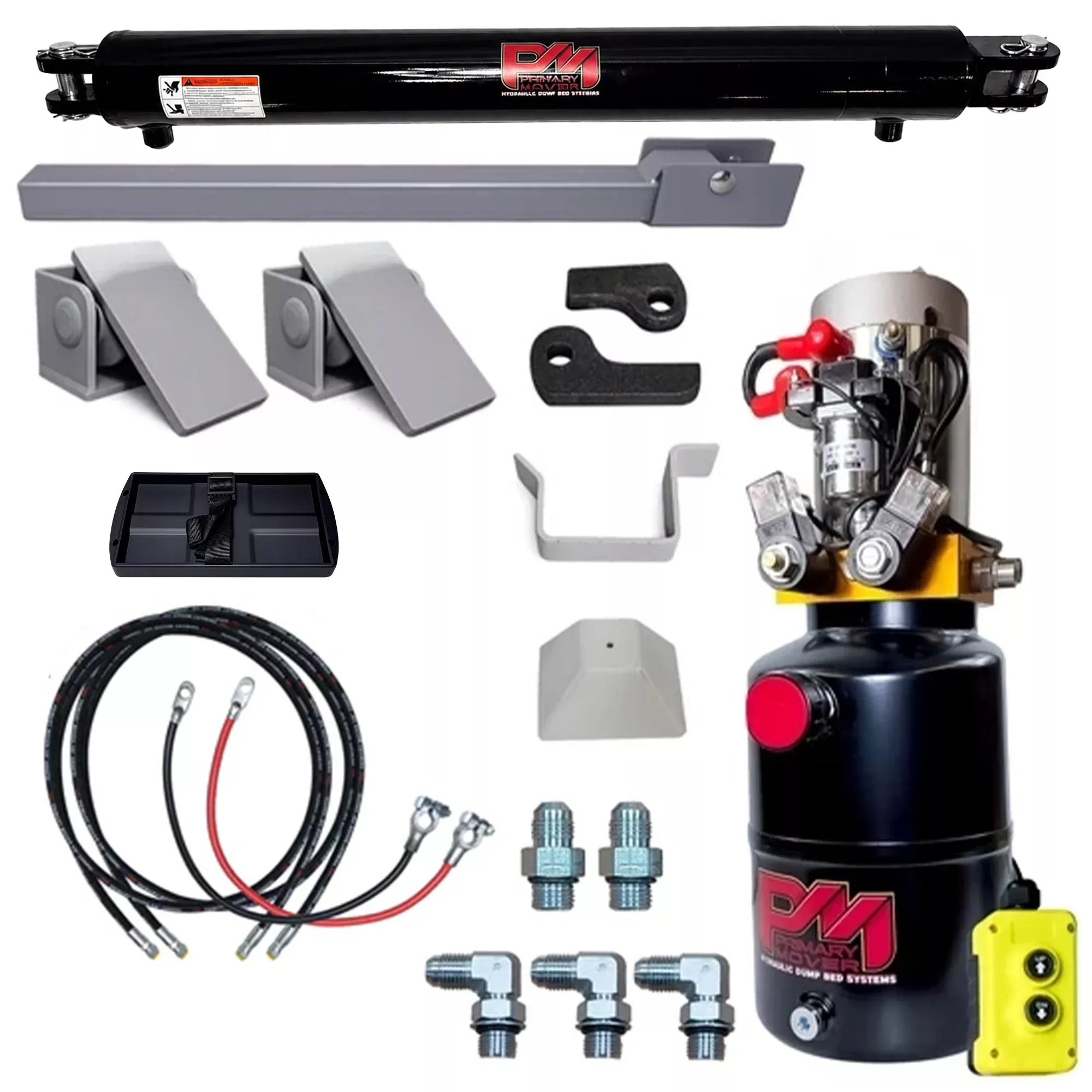 Single 3.5" x 30" Cylinder Direct Push Lift Kit | PFK-3530-DP