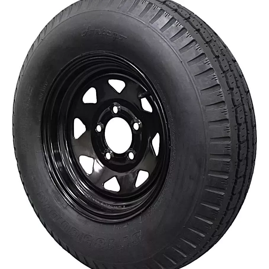(Single Assembly) Antego Tire and Wheel185/80D13 Highway Terrain Assembly – Optimized for High Load Performance, 13.0-Inch Rim, Load 94.0, Speed M | A130454510096206ST18580D13