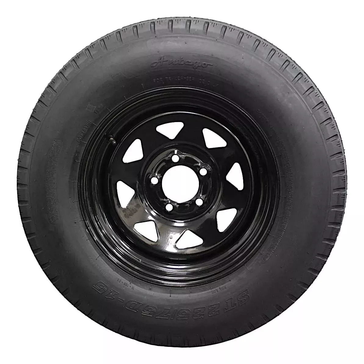 (Single Assembly) Antego Tire and Wheel225/75D15 Highway Terrain Assembly – Optimized for High Load Performance, 15.0-Inch Rim, Load 113.0, Speed M | A15604500096208ST22575D15