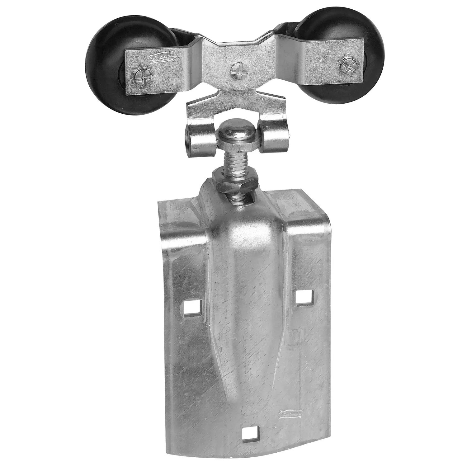 Sliding Barn Door Roller Hanger With Strap, Zinc, 2-pk.