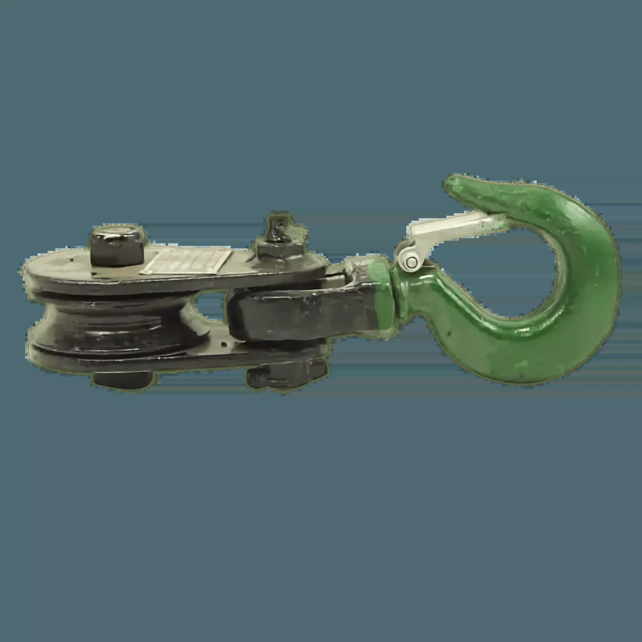 Snatch Block | 4,000 lb WLL | Safety Swivel Hook