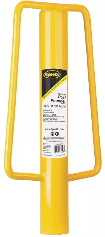 SpeeCo S16110510 T-Post Pounder, Metal, Gray