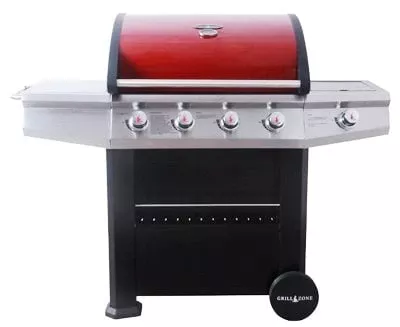 Srgg41208r 4 Burner Lp Gas Grill In Red