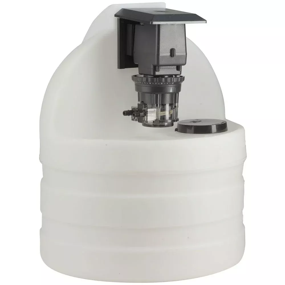 Stenner Single Head Adjustable Pump with 15 Gallon Tank #1 Tube 0.3 - 5 GPD System