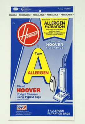 StyleAAllergen Filtration Vacuum Cleaner Bags, 3-pack